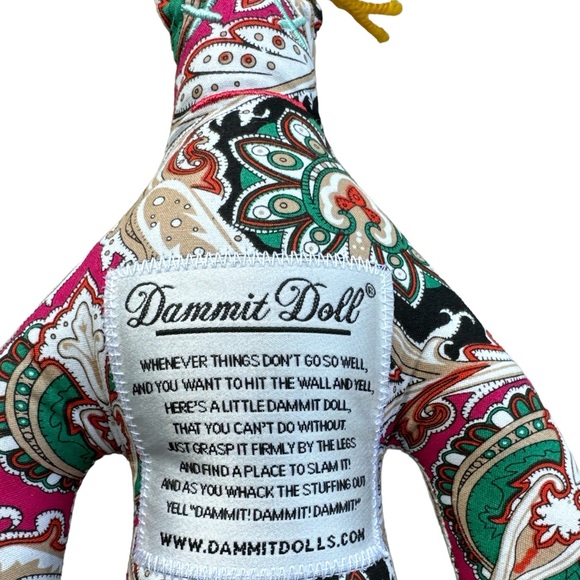 Dammit Doll Cream, Pink, Black - Picture 2 of 2